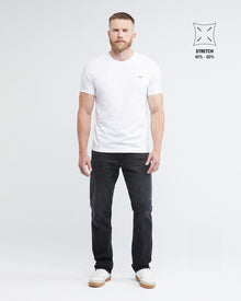 RELAXED FIT HIGH-RISE JEANS IN BLACK RL0015