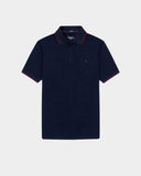 SLIM FIT MUSCLE POLO IN NAVY