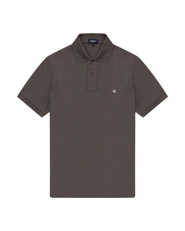 CLASSIC FIT COTTON PIQUE  POLO IN GRAY