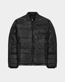 TOGS PUFFER JACKET IN BLACK