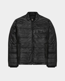 TOGS PUFFER JACKET IN BLACK