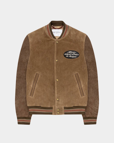 BAY WINDS LEATHER JACKET IN BROWN