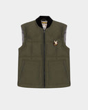 DUCK DOWN JACKET IN GREEN