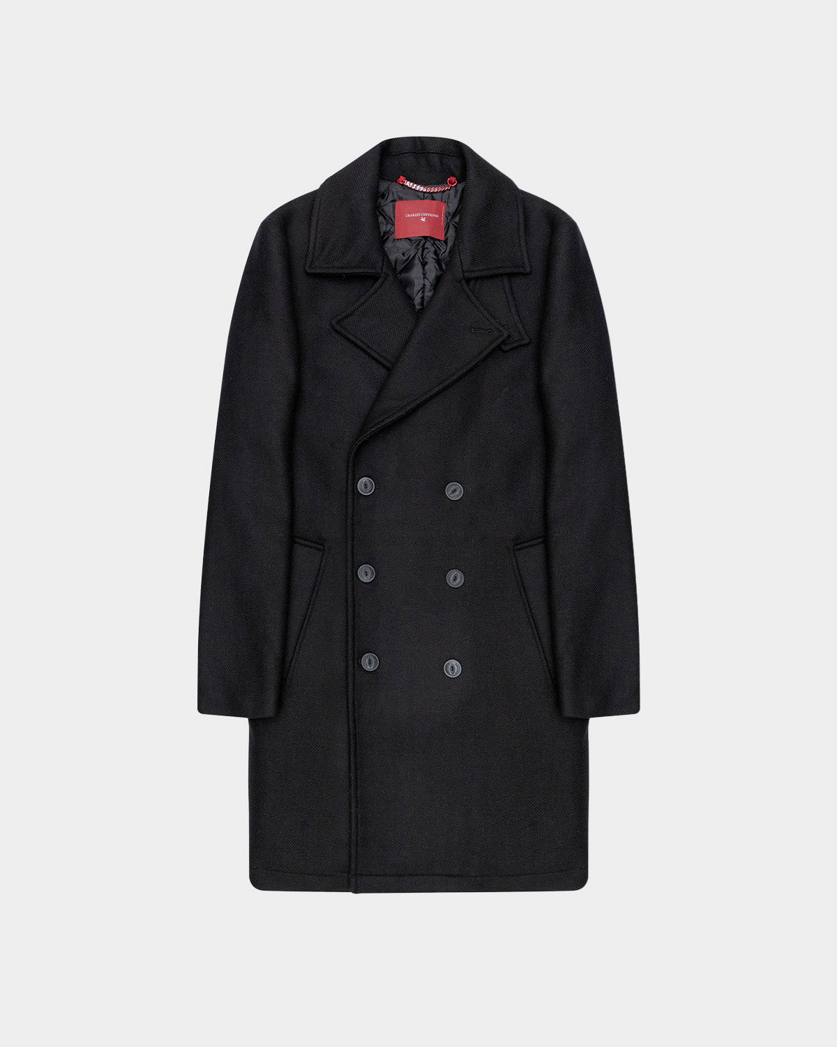 OFFICIER COAT IN BLACK