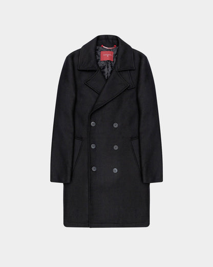 OFFICIER COAT IN BLACK