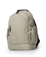Unisex Urban Backpack Water Repellent Polyester Canvas Padded Straps Laptop Compartment - Khaki 63_001H000_CAQ150309_3