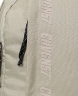 Unisex Urban Backpack Water Repellent Polyester Canvas Padded Straps Laptop Compartment - Khaki 63_001H000_CAQ150309_4