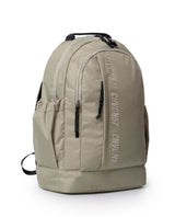 Unisex Urban Backpack Water Repellent Polyester Canvas Padded Straps Laptop Compartment - Khaki 63_001H000_CAQ150309_5