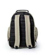 Unisex Urban Backpack Water Repellent Polyester Canvas Padded Straps Laptop Compartment - Khaki 63_001H000_CAQ150309_6