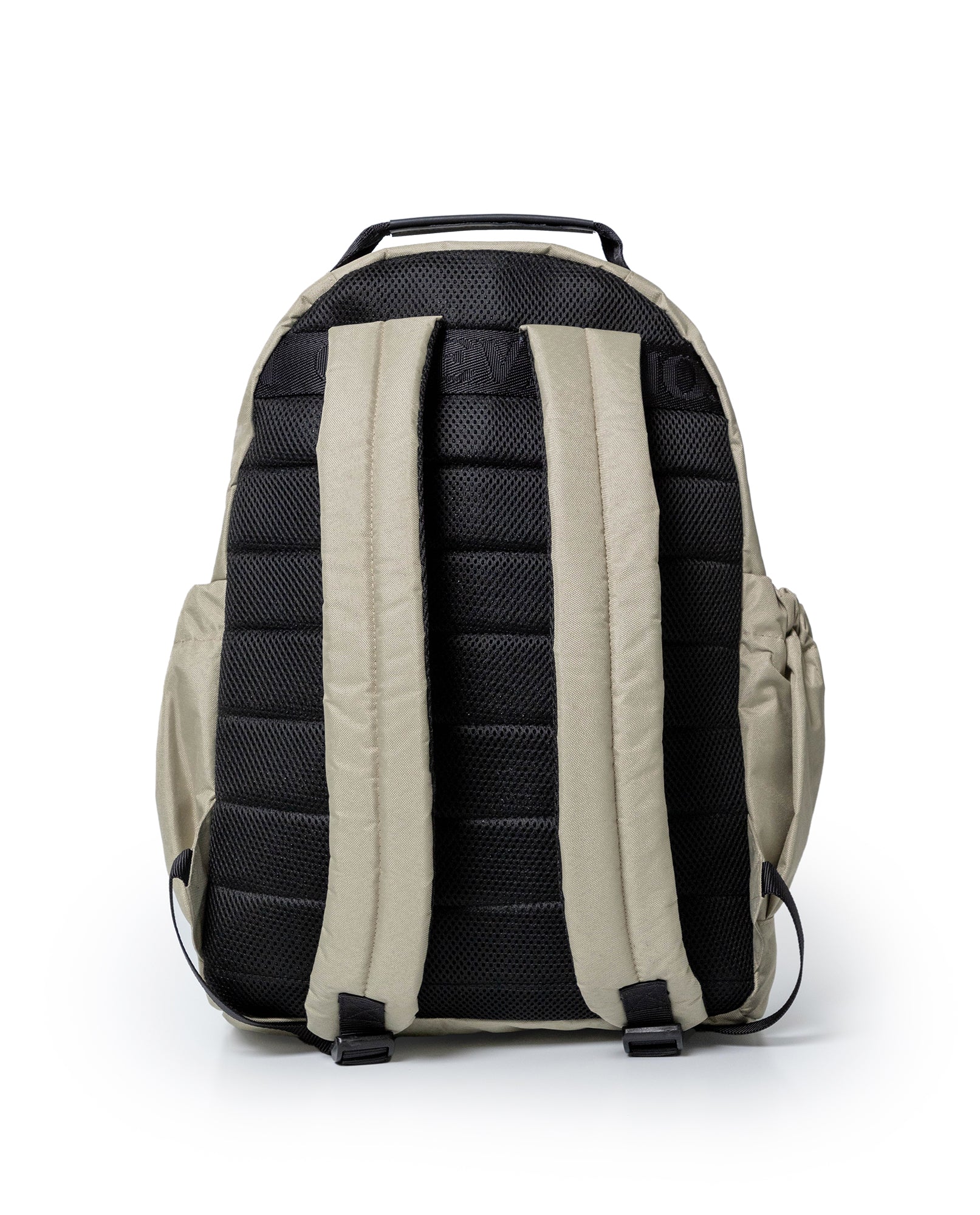 Unisex Urban Backpack Water Repellent Polyester Canvas Padded Straps Laptop Compartment - Khaki 63_001H000_CAQ150309_6