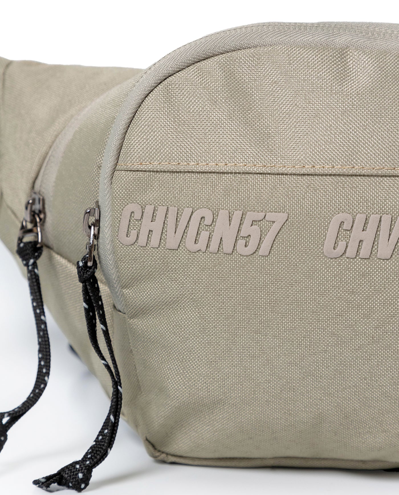 Unisex Crossbody Bag Water Repellent Polyester Canvas Adjustable Strap Nobuck Leather Details - Khaki 63_001H001_CAQ150309_4