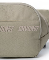 Unisex Crossbody Bag Water Repellent Polyester Canvas Adjustable Strap Nobuck Leather Details - Khaki 63_001H001_CAQ150309_5