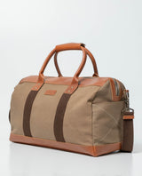 Accessory Fit: Men's Cotton-Leather Briefcase - Brown 002G010 - 2