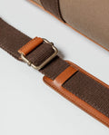 Accessory Fit: Men's Cotton-Leather Briefcase - Brown 002G010 - 4