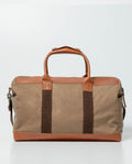 Accessory Fit: Men's Cotton-Leather Briefcase - Brown 002G010 - 5