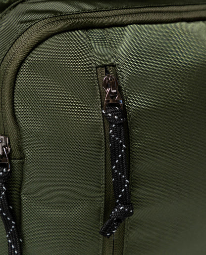 Backpack, Water-Repellent Canvas - Green - 4