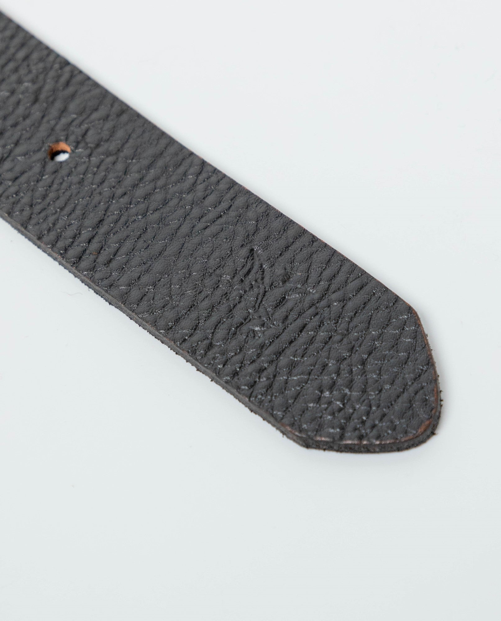 Men's Leather Belt - Black 012G001 - 2