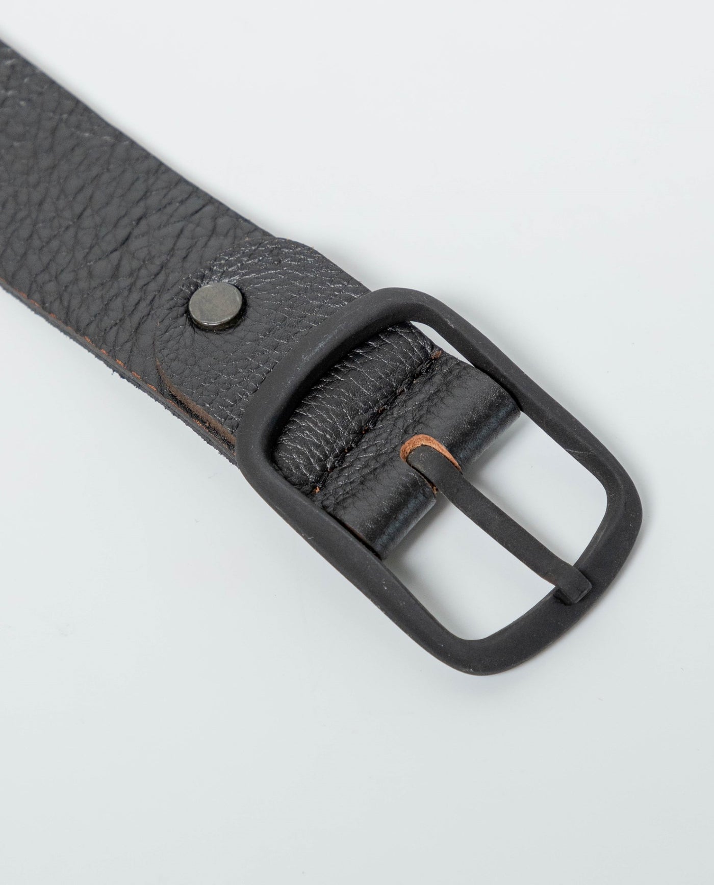 Men's Leather Belt - Black 012G001 - 3