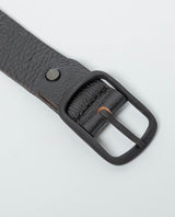 Men's Leather Belt - Black 012G001 - 3