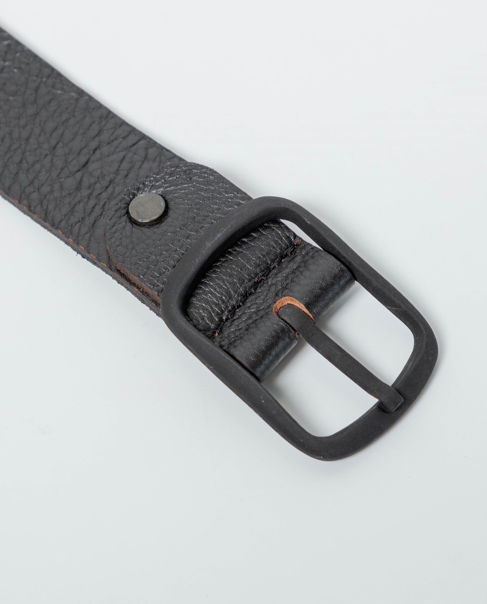 Men's Leather Belt - Black 012G001 - 3