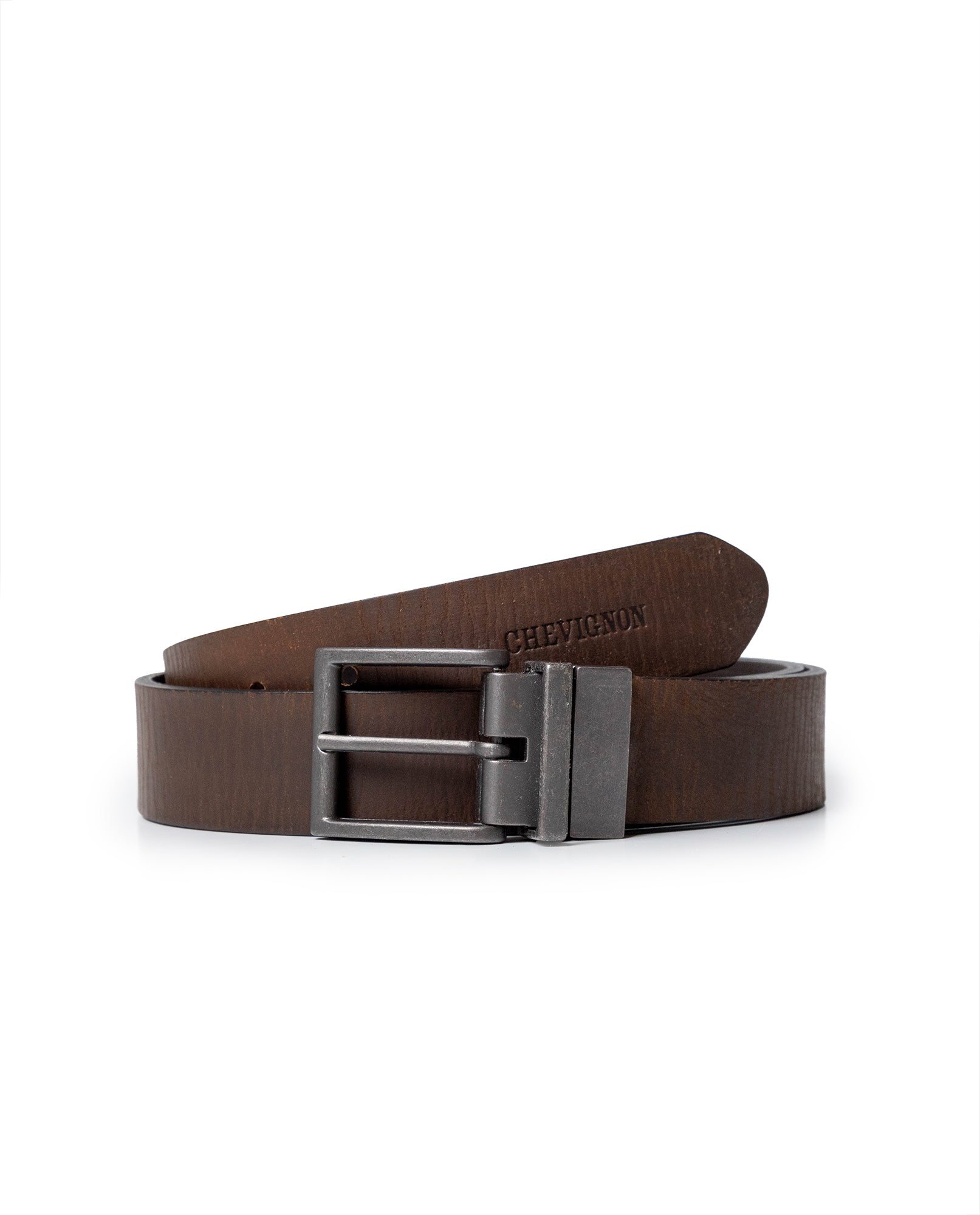 Reversible Leather Belt for Men - Brown 63_012H000_CAF170808_0