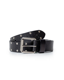 Mens Cowhide Leather Black Belt - Special Collection - Black 63_014H210_NEG194007_0