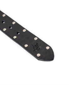 Mens Cowhide Leather Black Belt - Special Collection - Black 63_014H210_NEG194007_3
