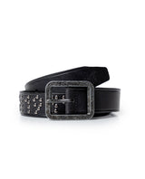 Mens Cowhide Leather Breathable Belt - Special Collection - Black 63_014H211_NEG194007_3