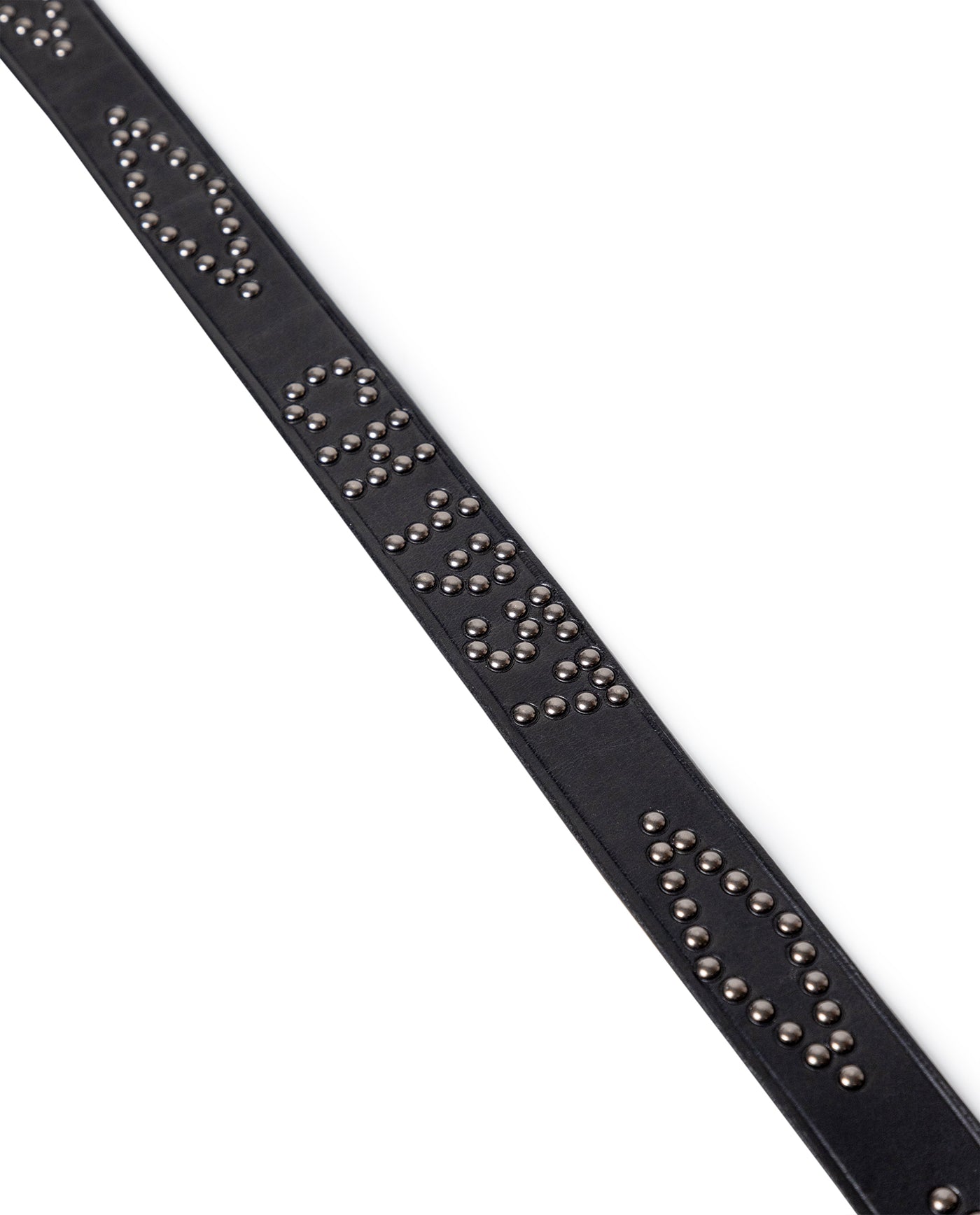 Mens Cowhide Leather Breathable Belt - Special Collection - Black 63_014H211_NEG194007_4