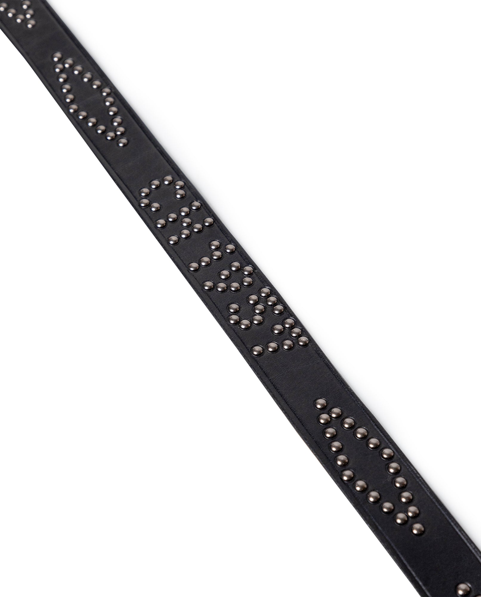 Mens Cowhide Leather Breathable Belt - Special Collection - Black 63_014H211_NEG194007_4