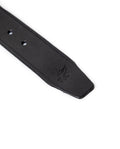 Mens Cowhide Leather Breathable Belt - Special Collection - Black 63_014H211_NEG194007_5