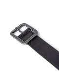 Mens Cowhide Leather Breathable Belt - Special Collection - Black 63_014H211_NEG194007_6