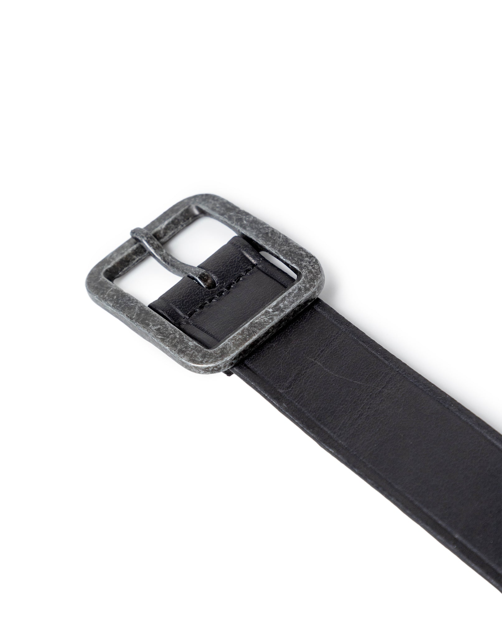 Mens Cowhide Leather Breathable Belt - Special Collection - Black 63_014H211_NEG194007_6
