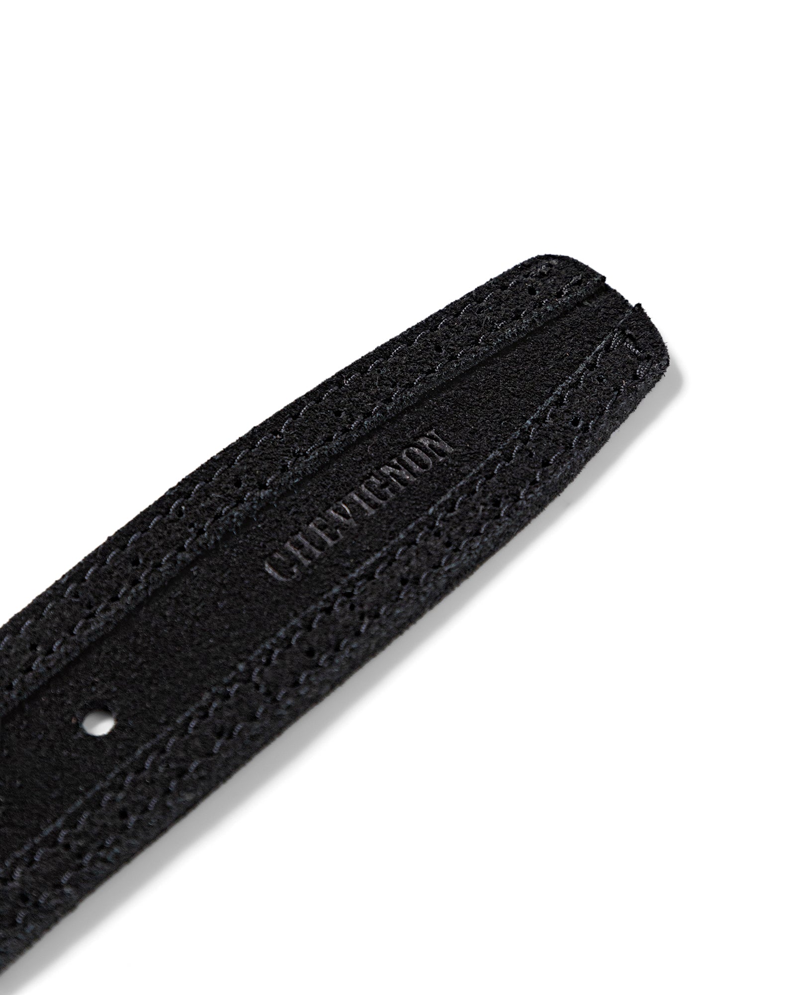 Men's 100% Cowhide Suede Leather Belt, Ceremony 019G000 - 3