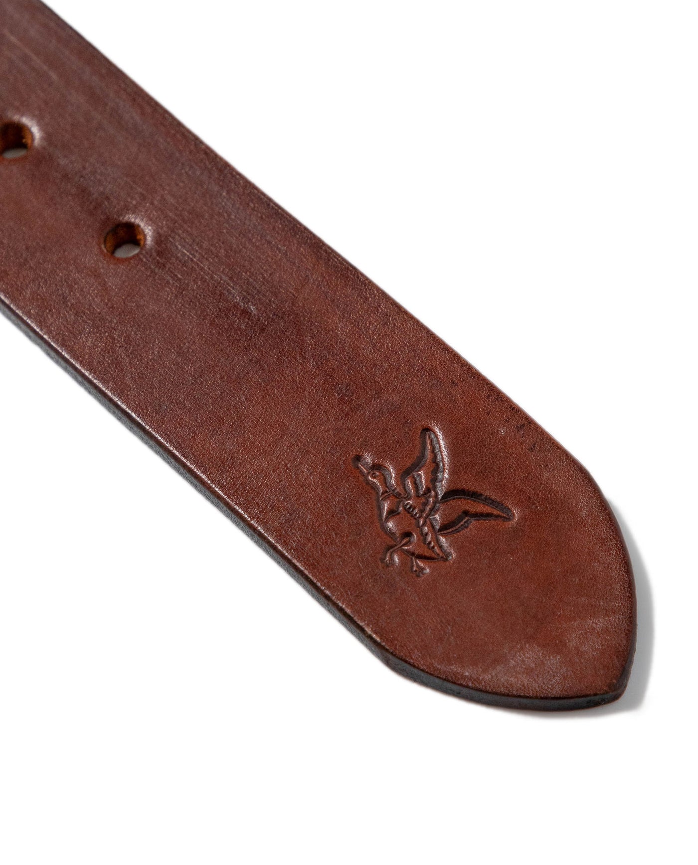 Men's Leather Belt, 100% Cowhide - Brown 019G004 - 6
