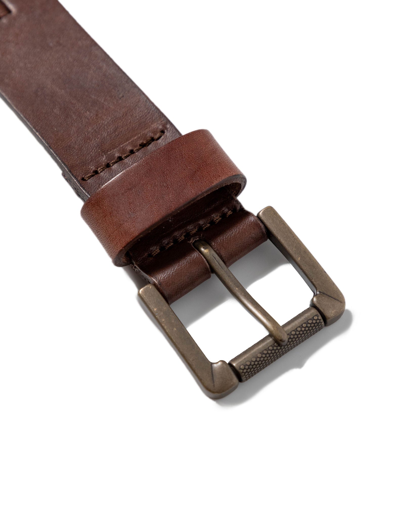 Men's Leather Belt, 100% Cowhide - Brown 019G006 - 2