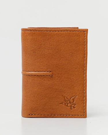 LEATHER WALLET IN BROWN