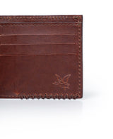 Mens Wallet Horizontal Semi Oiled Cowhide Leather Handmade Stitching Removable Document Holder - Brown 63_021H000_CAF181238_5