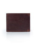 Mens Wallet Horizontal Semi Oiled Cowhide Leather Handmade Stitching Removable Document Holder - Brown 63_021H000_CAF181238_7