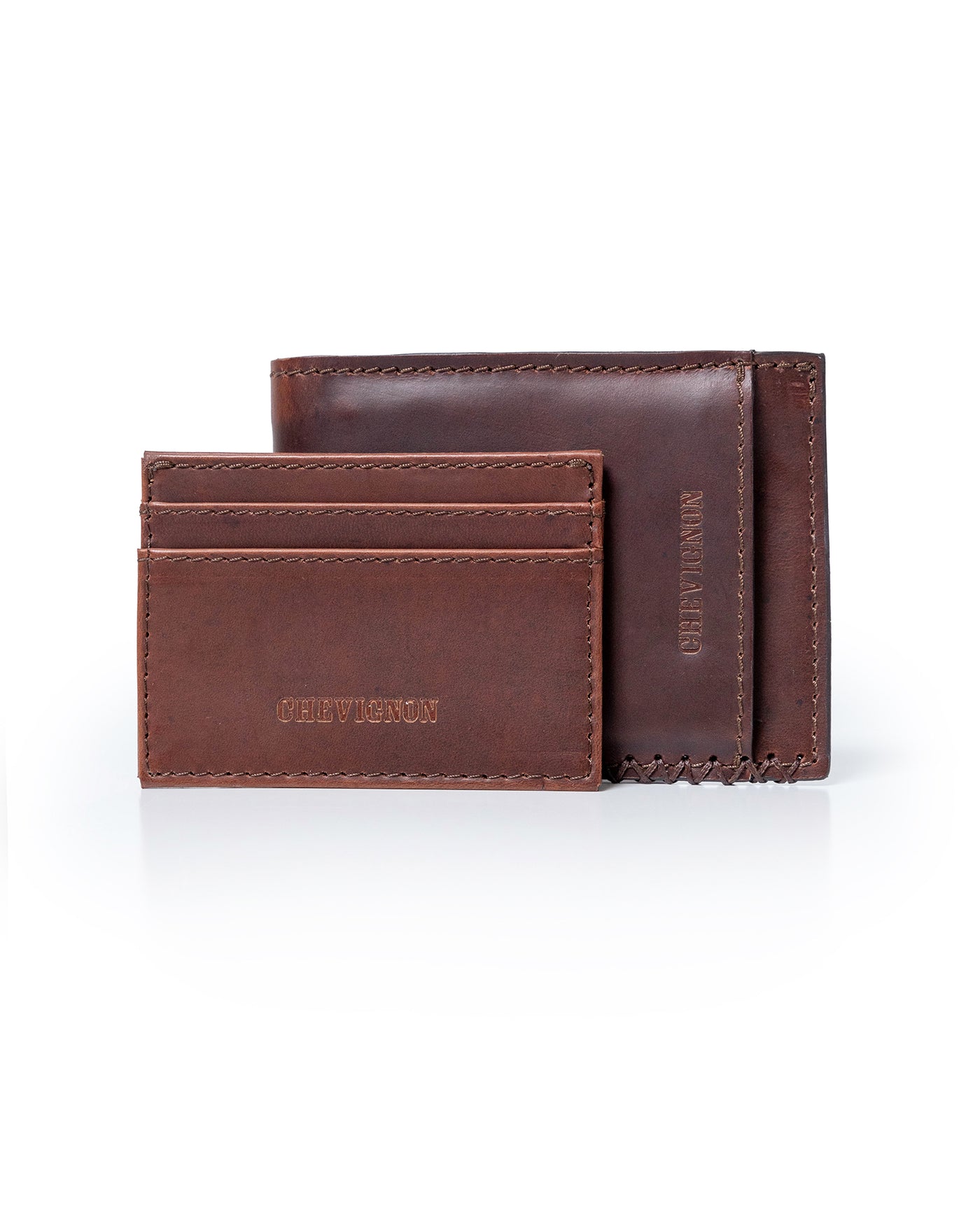Mens Wallet Horizontal Semi Oiled Cowhide Leather Handmade Stitching Removable Document Holder - Brown 63_021H000_CAF181238_8