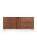 Mens Wallet Horizontal Aniline Aged Cowhide Leather Two Wing Removable Document Holder Artisan Flap - Brown 63_021H003_CAF161333_4