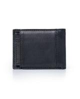 Mens Wallet Horizontal Aniline Aged Cowhide Leather Two Wing Removable Document Holder Artisan Flap - Black 63_021H003_NEG194007_7