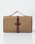 Men's Waxed Canvas Travel Organizer with Full-Grain Leather Details 022G008 - 6
