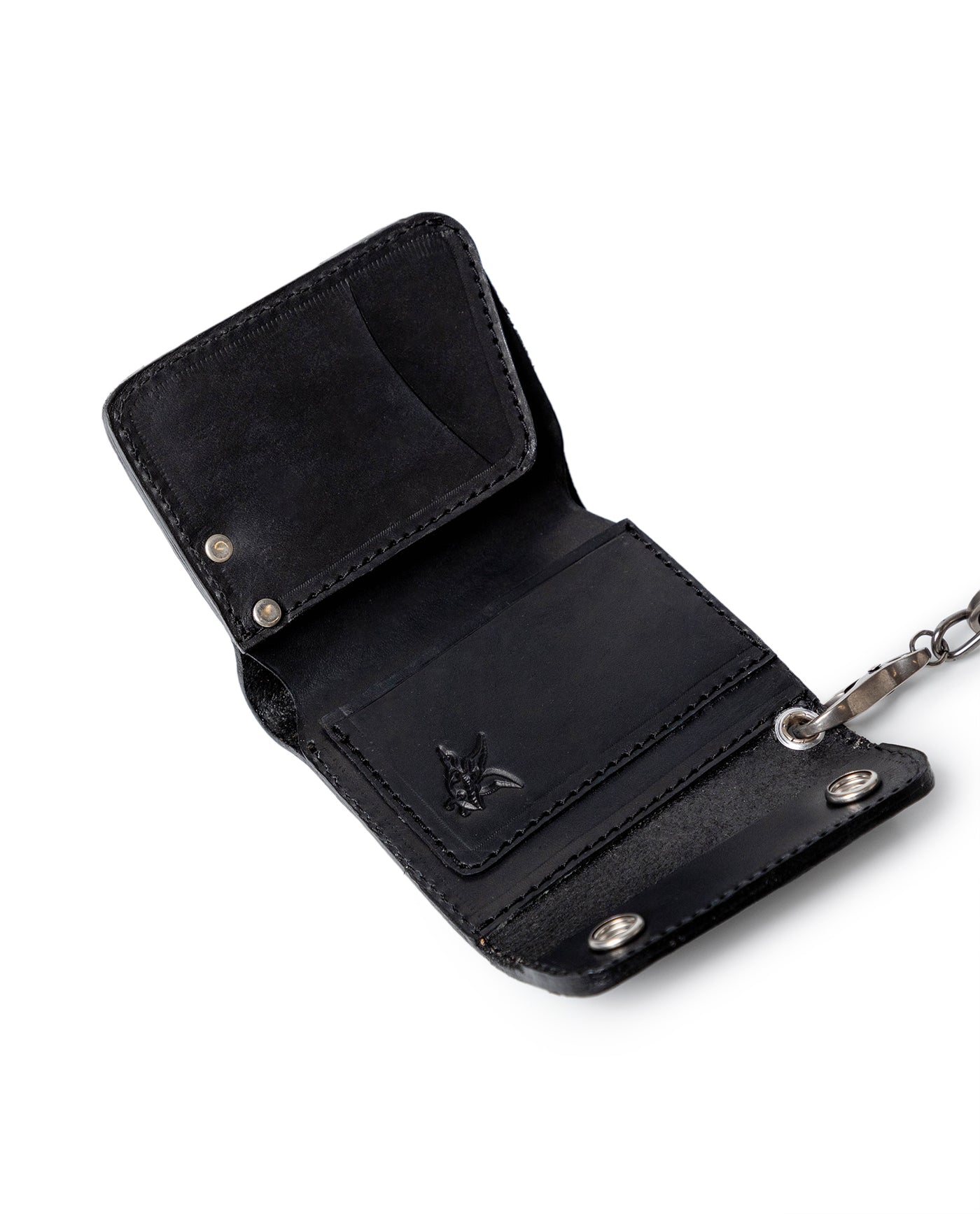 Mens Cowhide Leather Slim Wallet - Special Collection - Black 63_024H220_NEG194007_4