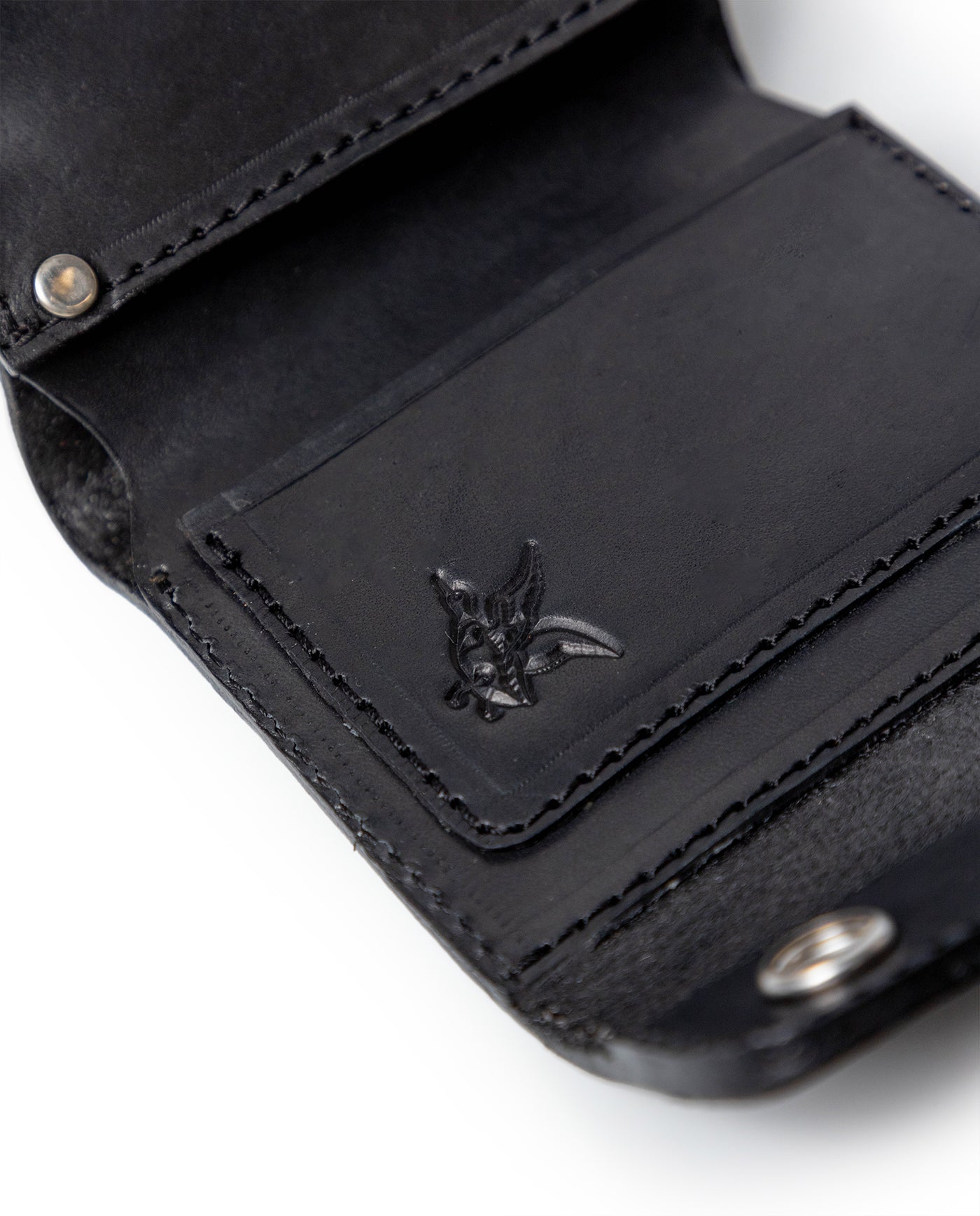 Mens Cowhide Leather Slim Wallet - Special Collection - Black 63_024H220_NEG194007_5