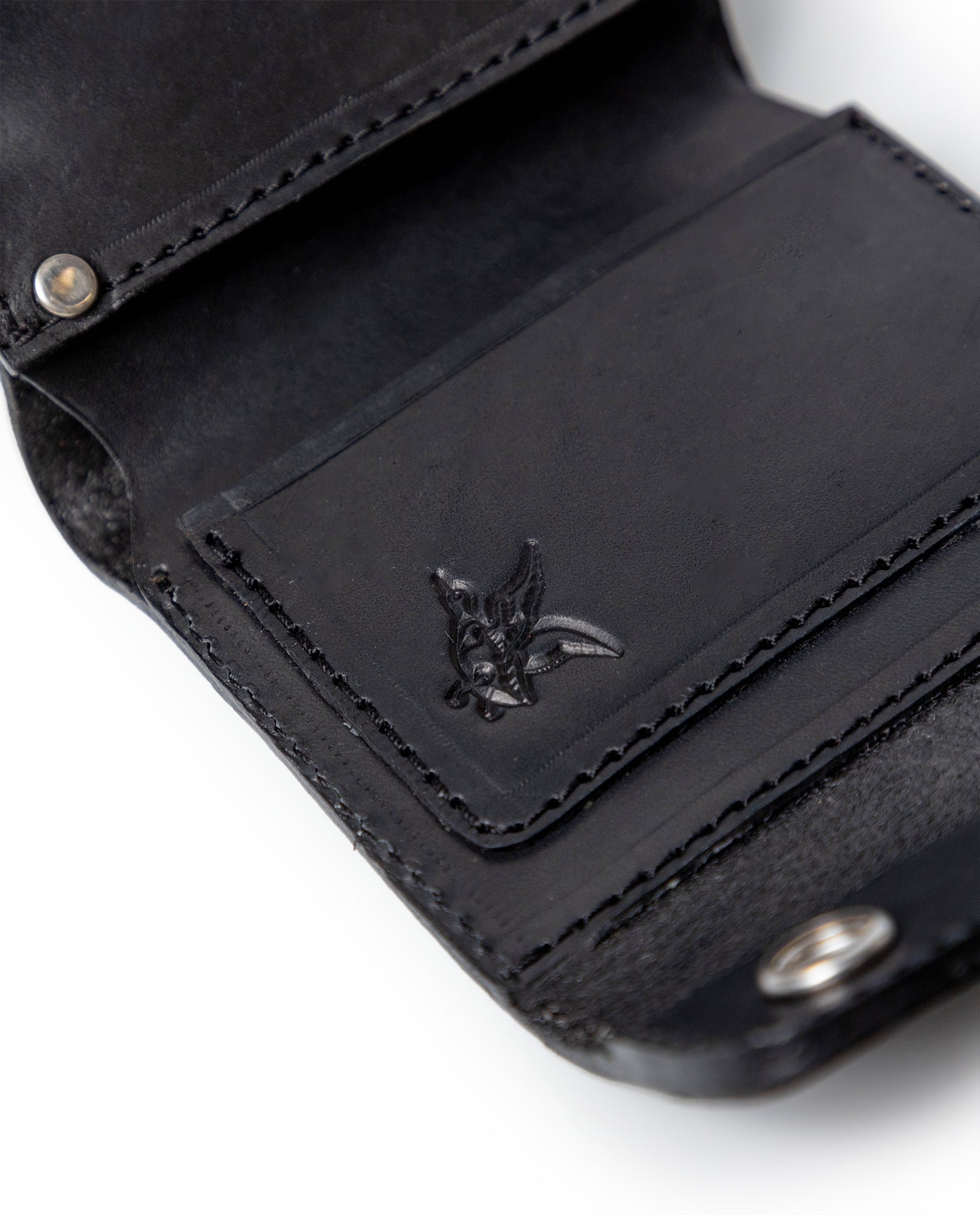 Mens Cowhide Leather Slim Wallet - Special Collection - Black 63_024H220_NEG194007_5