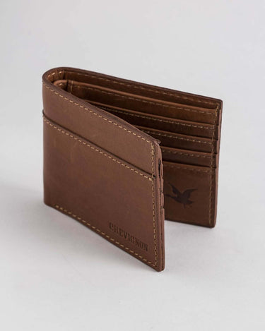 LEATHER WALLET IN BROWN