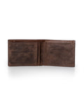 Semi-greased Leather Wallet 100% Cowhide - Brown 029G001 - 3