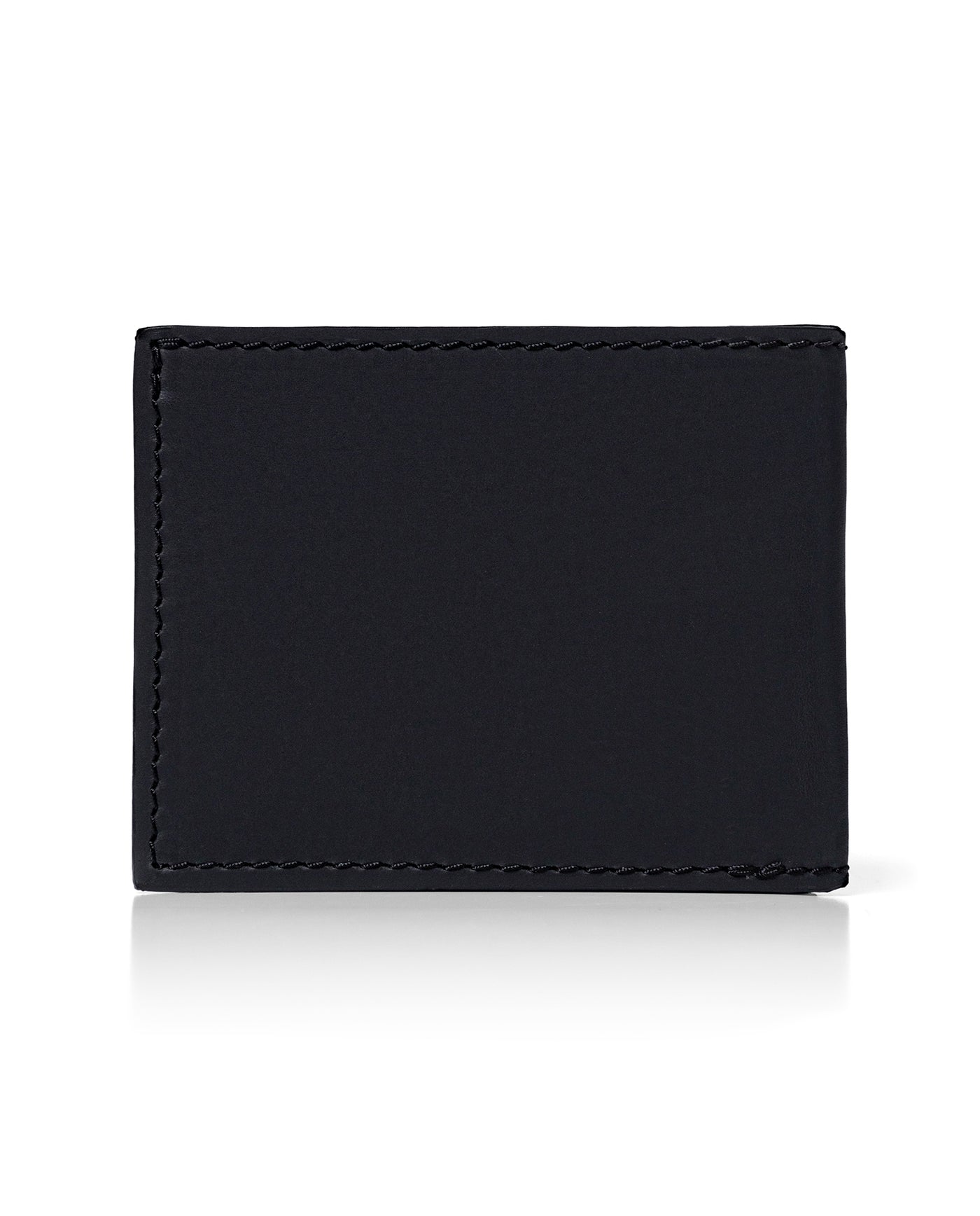 Men's Two-Wing Semi-Greasy Cowhide Leather Wallet, Midnight 029G001 - 3