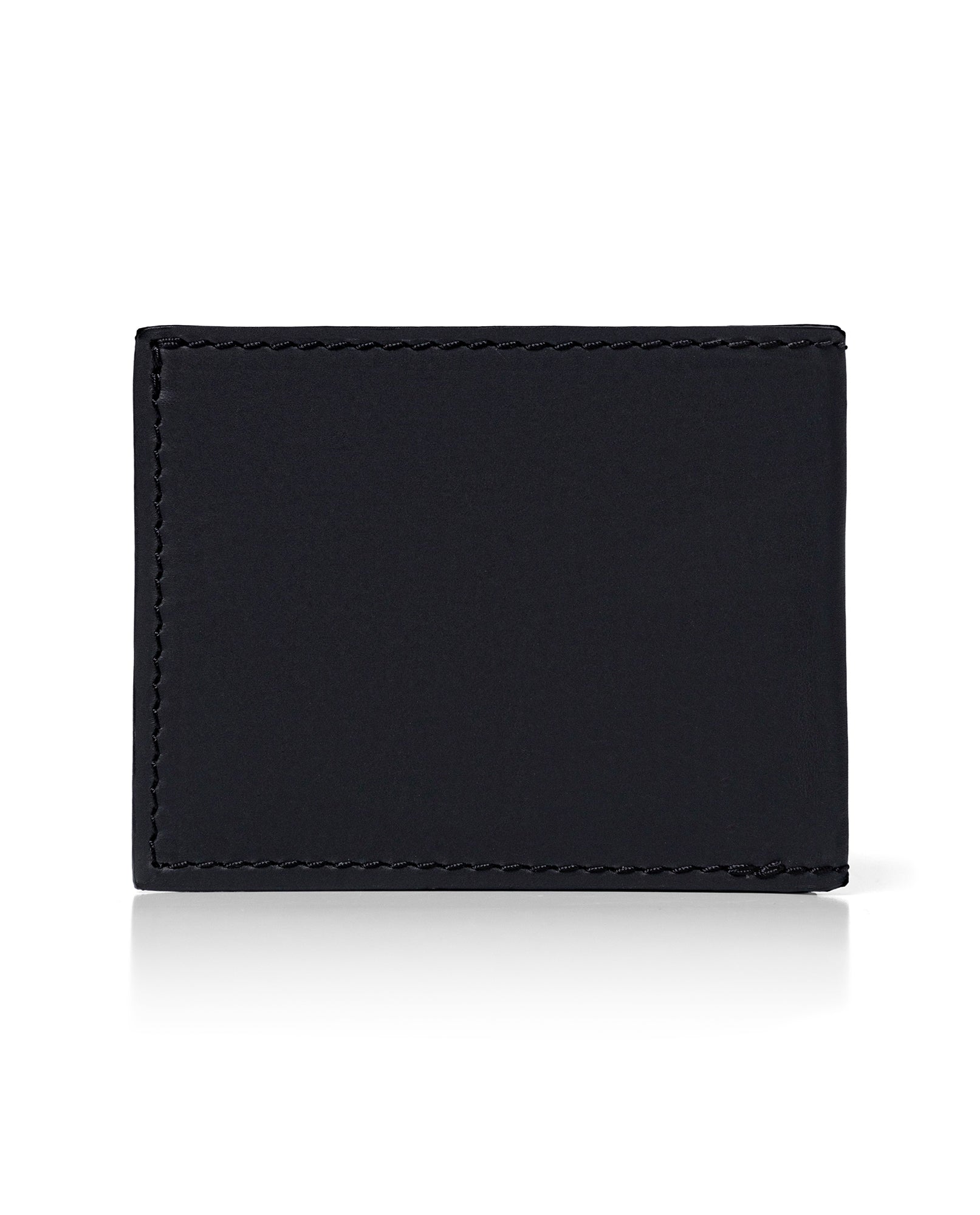Men's Two-Wing Semi-Greasy Cowhide Leather Wallet, Midnight 029G001 - 3